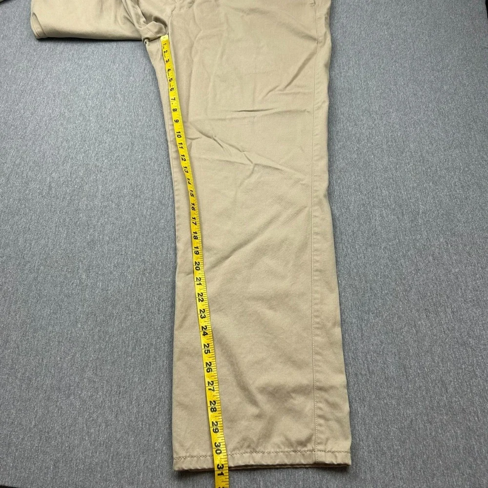 Peter Millar Twill Straight Leg Khaki Chino Pants Mens 38x31 Flat Front‎ Classic